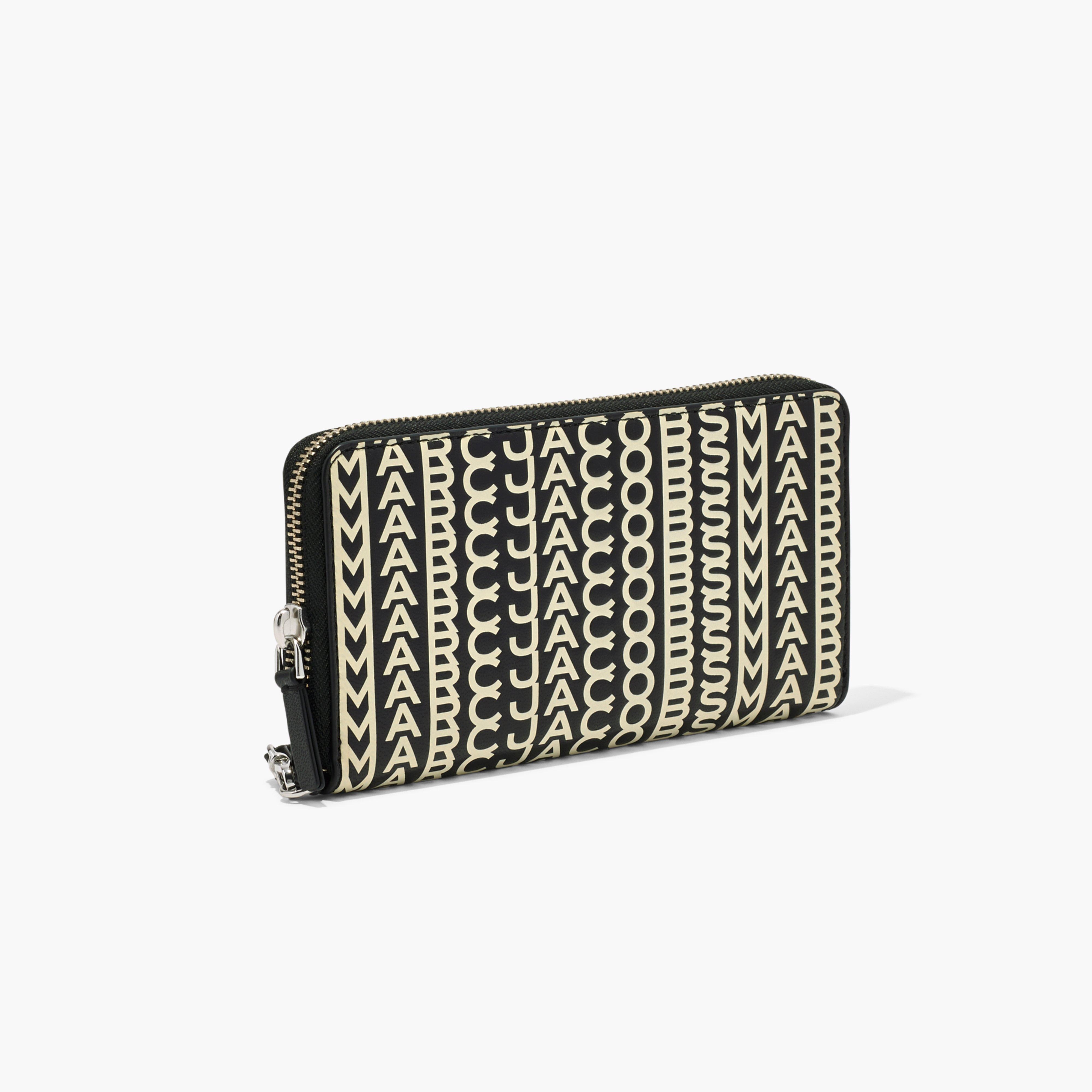 THE MONOGRAM LEATHER CONTINENTAL WRISTLET WALLET - 3