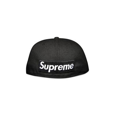 Supreme Supreme x New Era Reverse Box Logo Hat 'Black' outlook