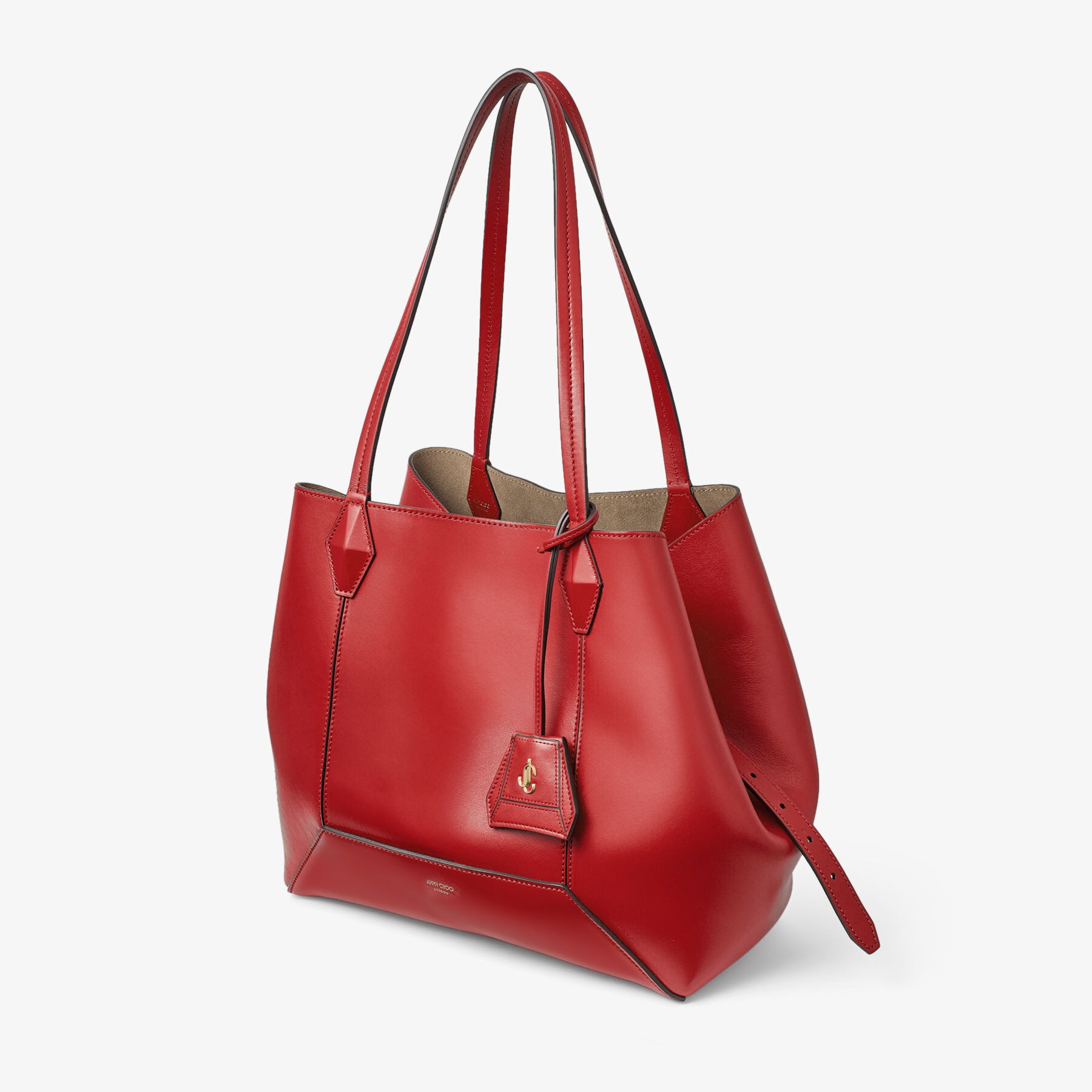 Diamond Tote/M
Ruby Red Calf Leather Tote Bag - 2