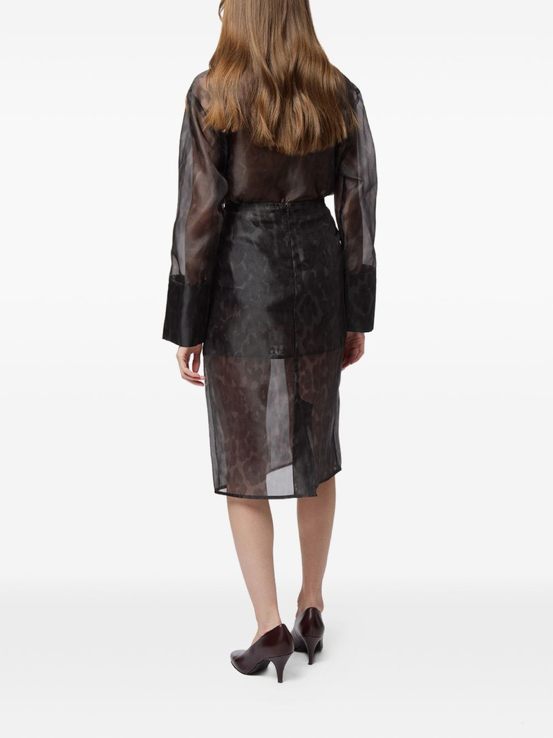 Tyra leopard midi skirt 4