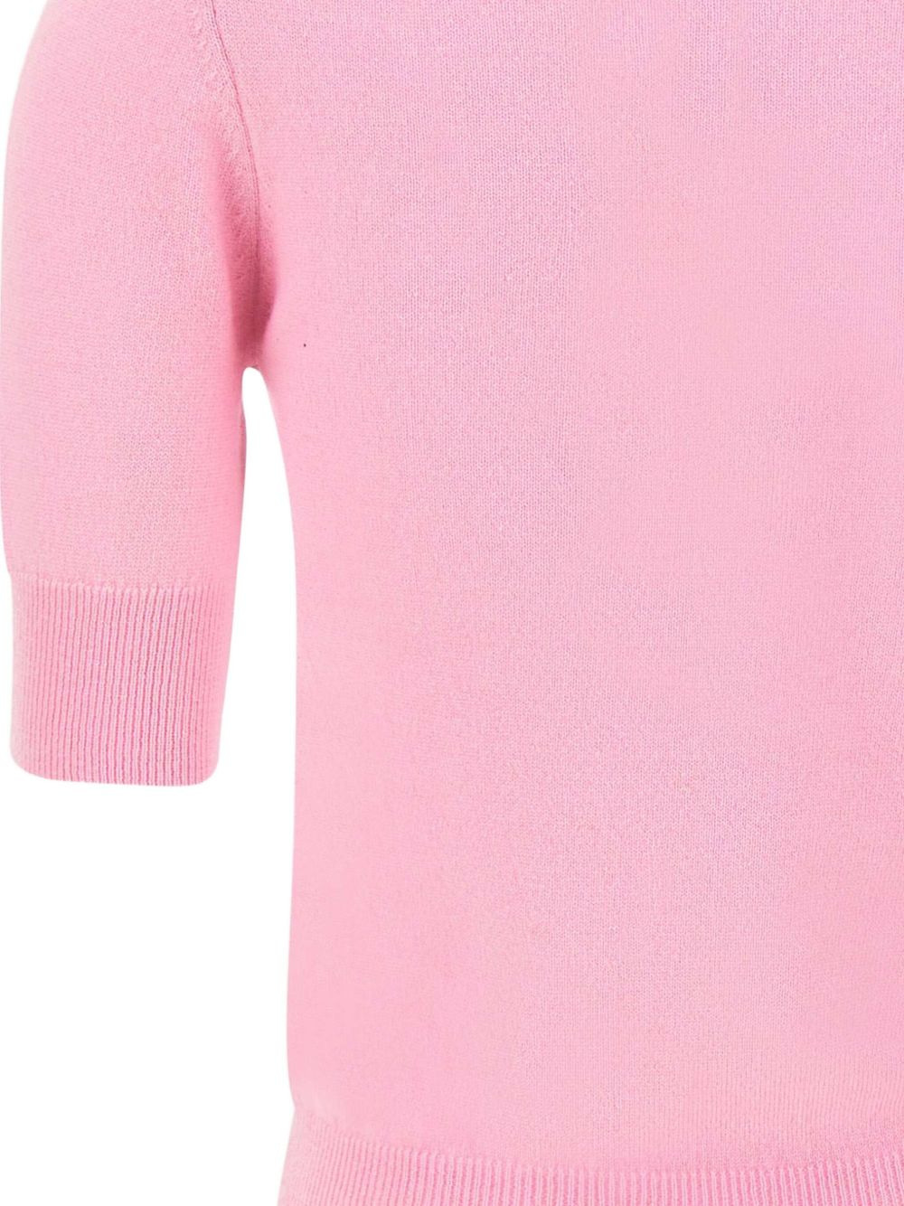 short-sleeve crew-neck sweater - 3