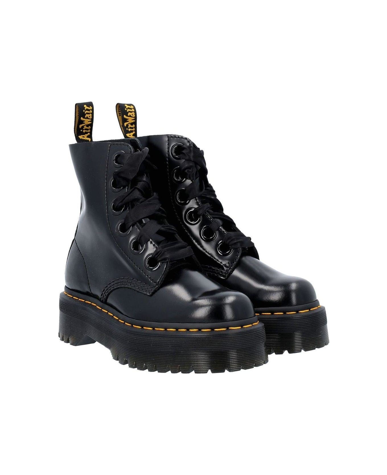 Molly Platform Lace-up Boots - 2