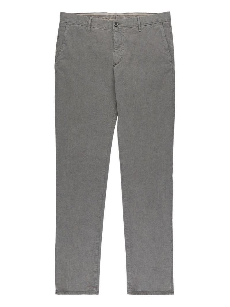 mélange-effect tailored trousers 1