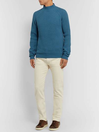 Loro Piana Ribbed Baby Cashmere Mock-Neck Sweater outlook