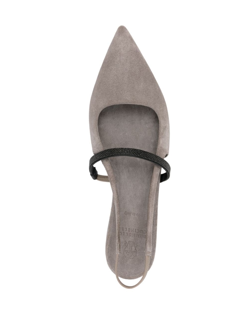 suede slingback ballerinas - 4