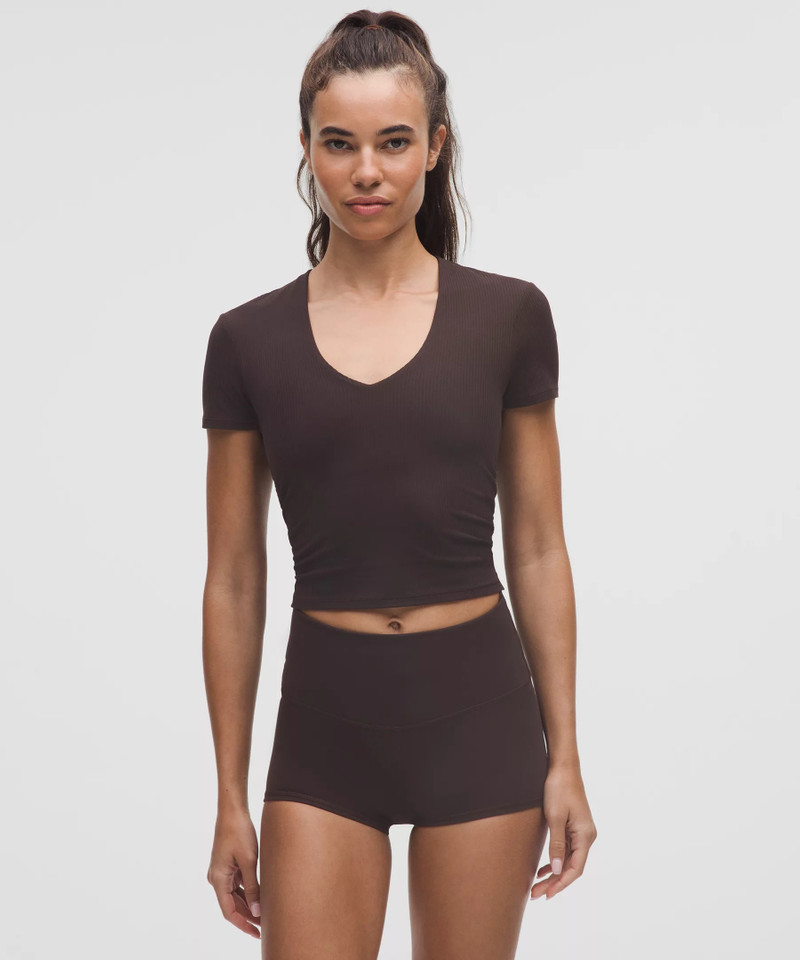 All It Takes Ribbed Nulu V-Neck T-Shirt *B–D Cups 1