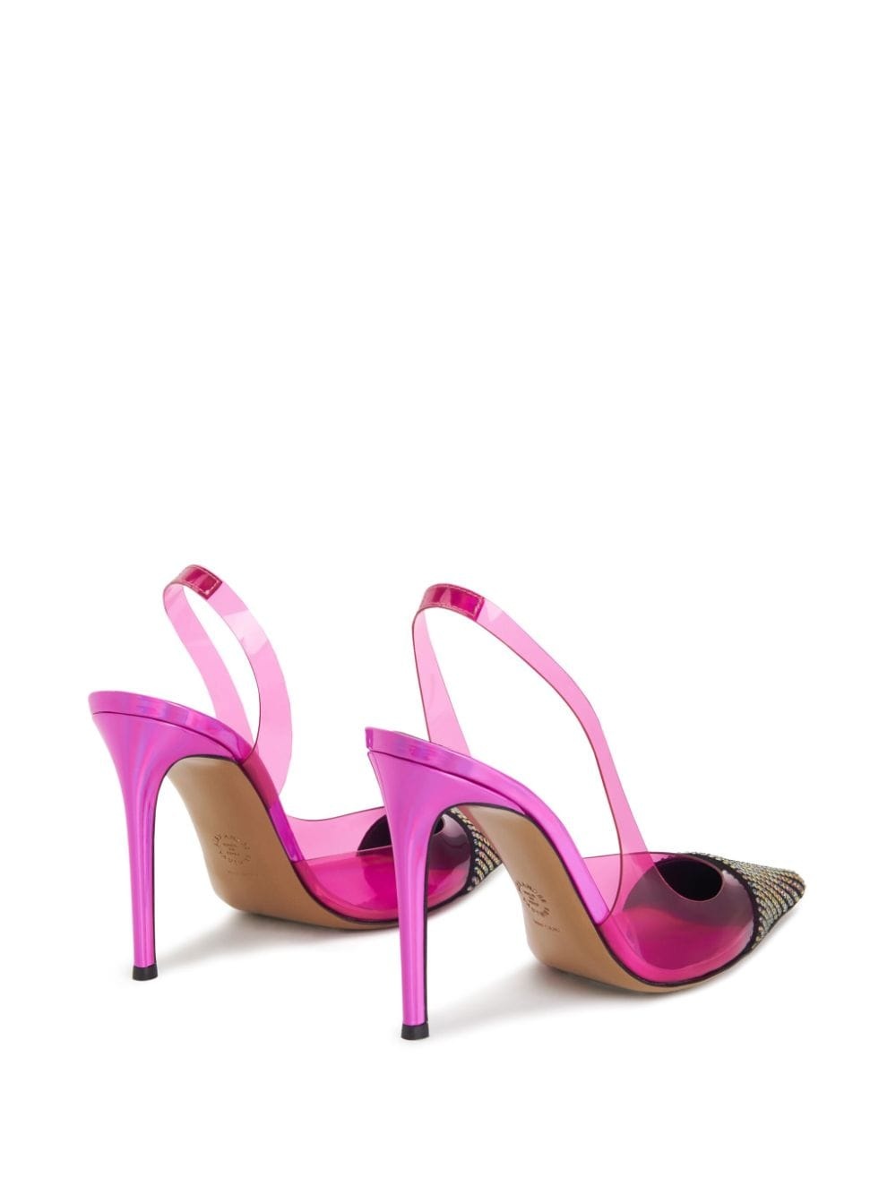 105mm crystal-embellished pumps - 3