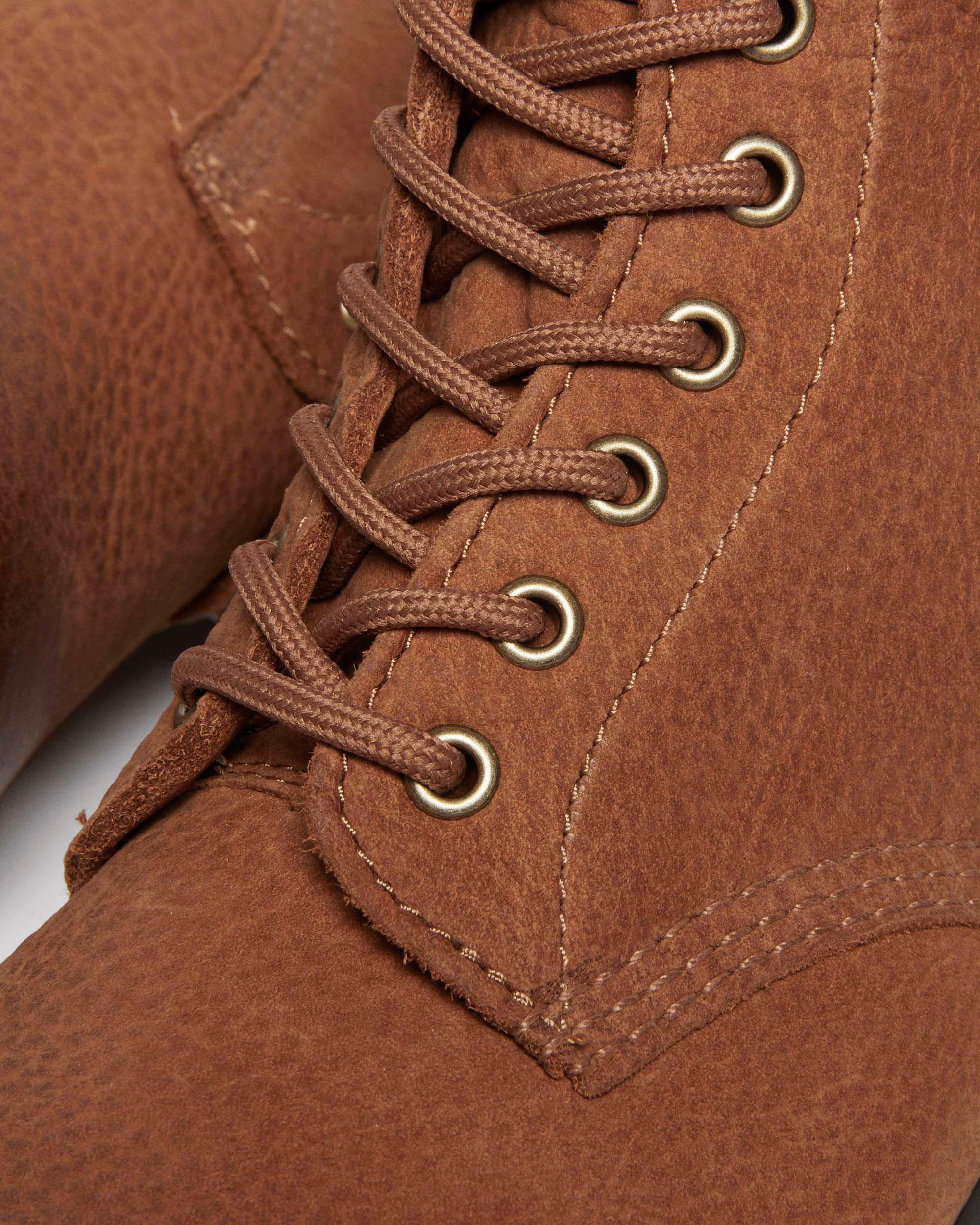 1460 Pascal Tumbled Nubuck Lace Up Boots - 7