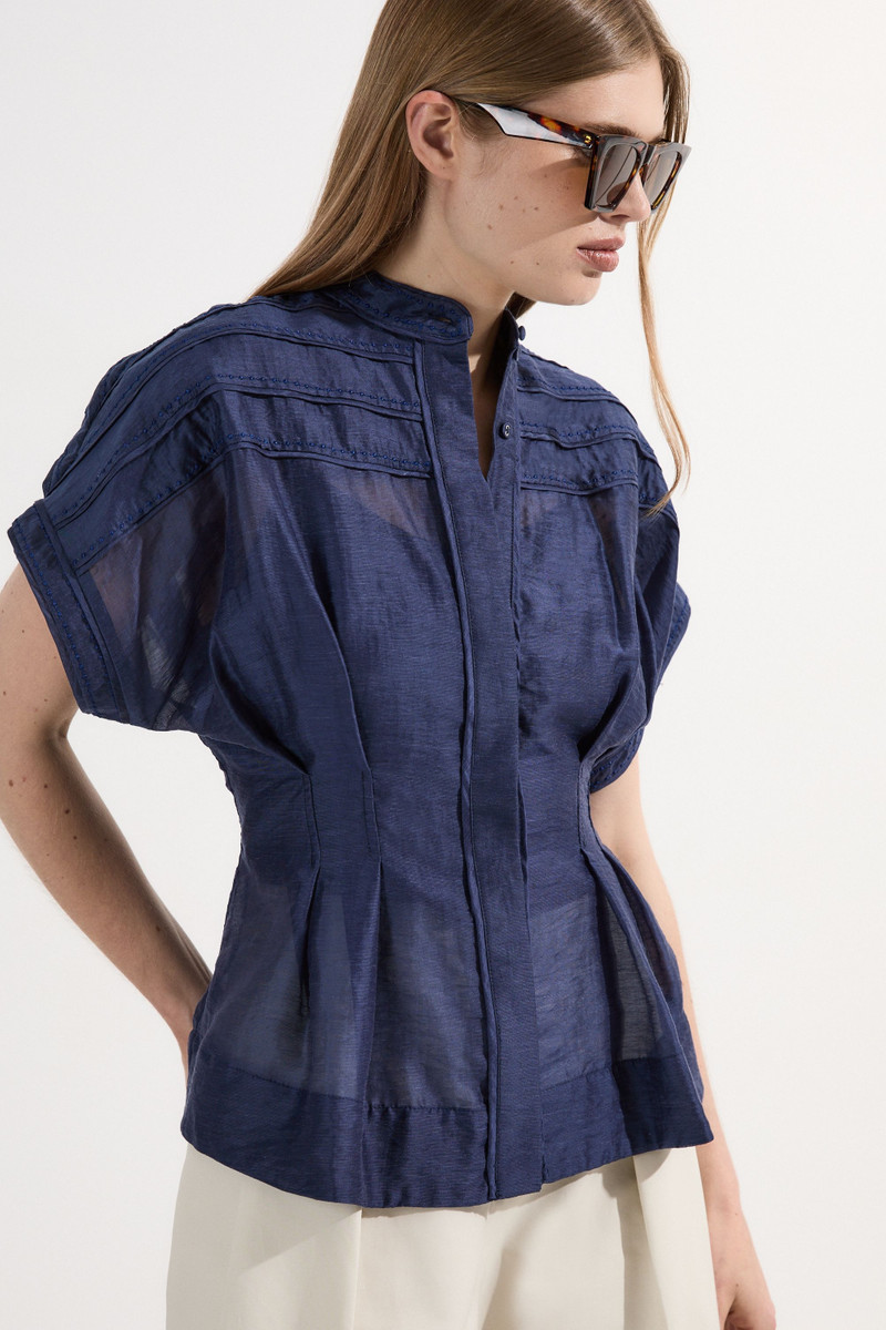 Archive Collection - Layered Detail Button Woven Shirt 1