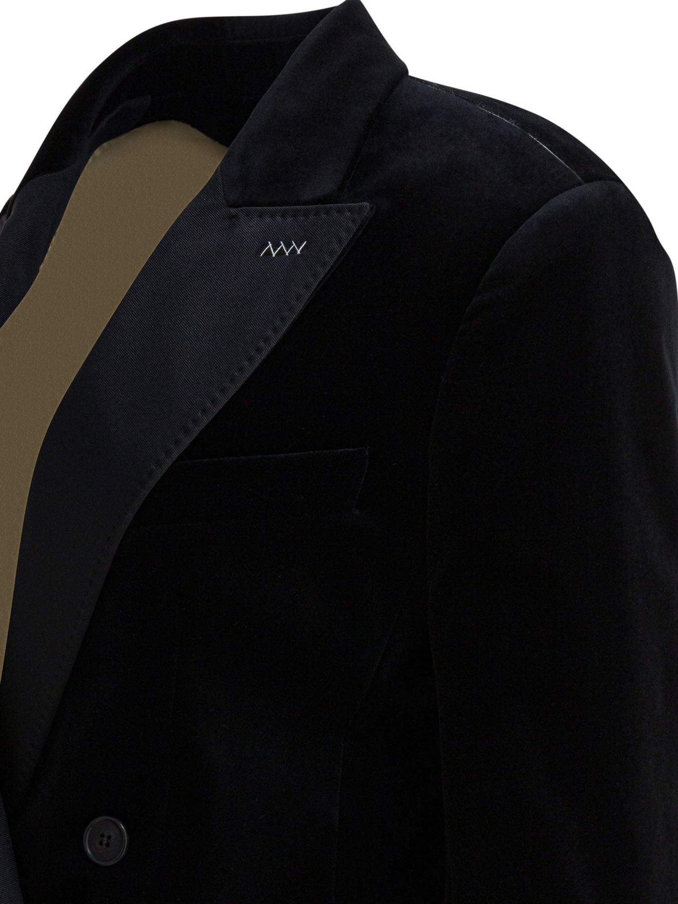 Max Mara Women Double-Breasted Velvet Blazer - 4