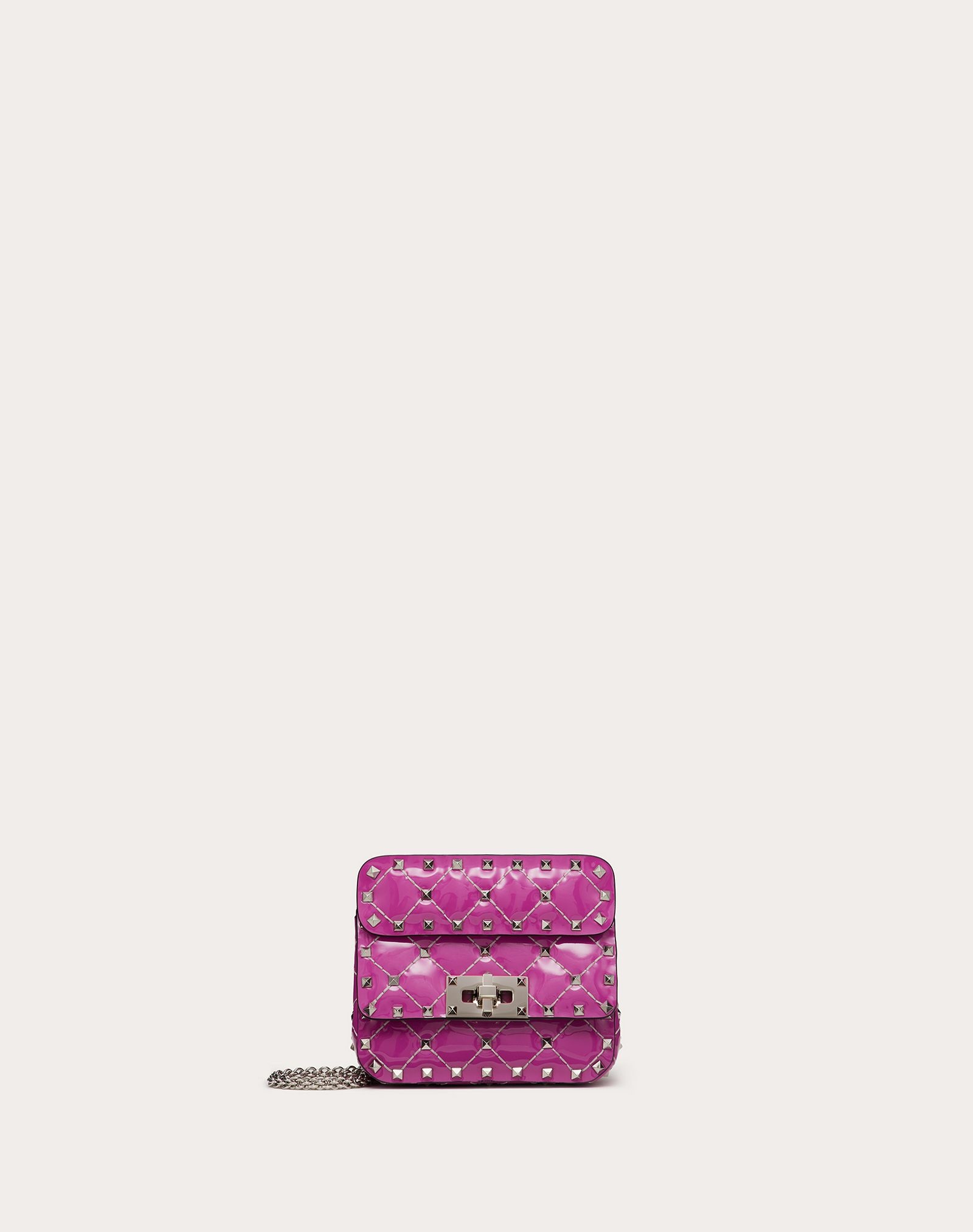 Micro Rockstud Spike Patent Leather Bag - 1