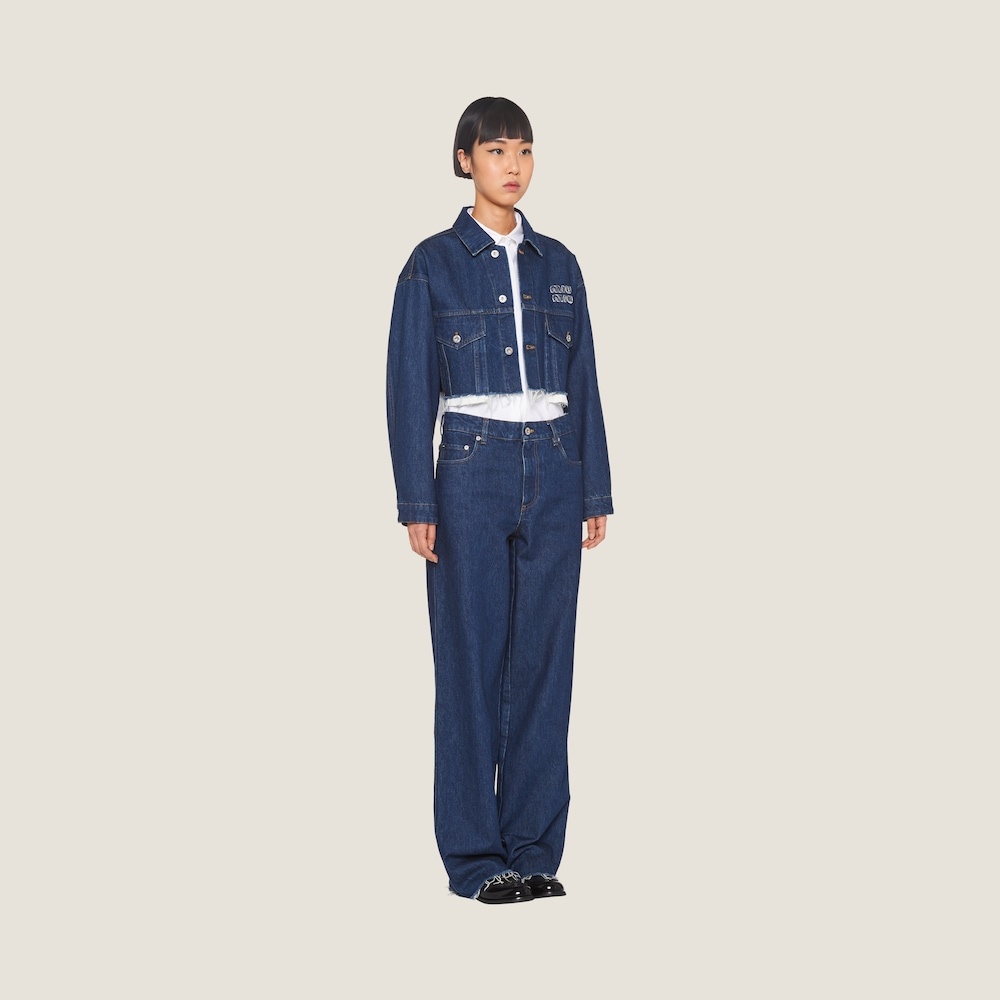Five-pocket denim jeans - 4