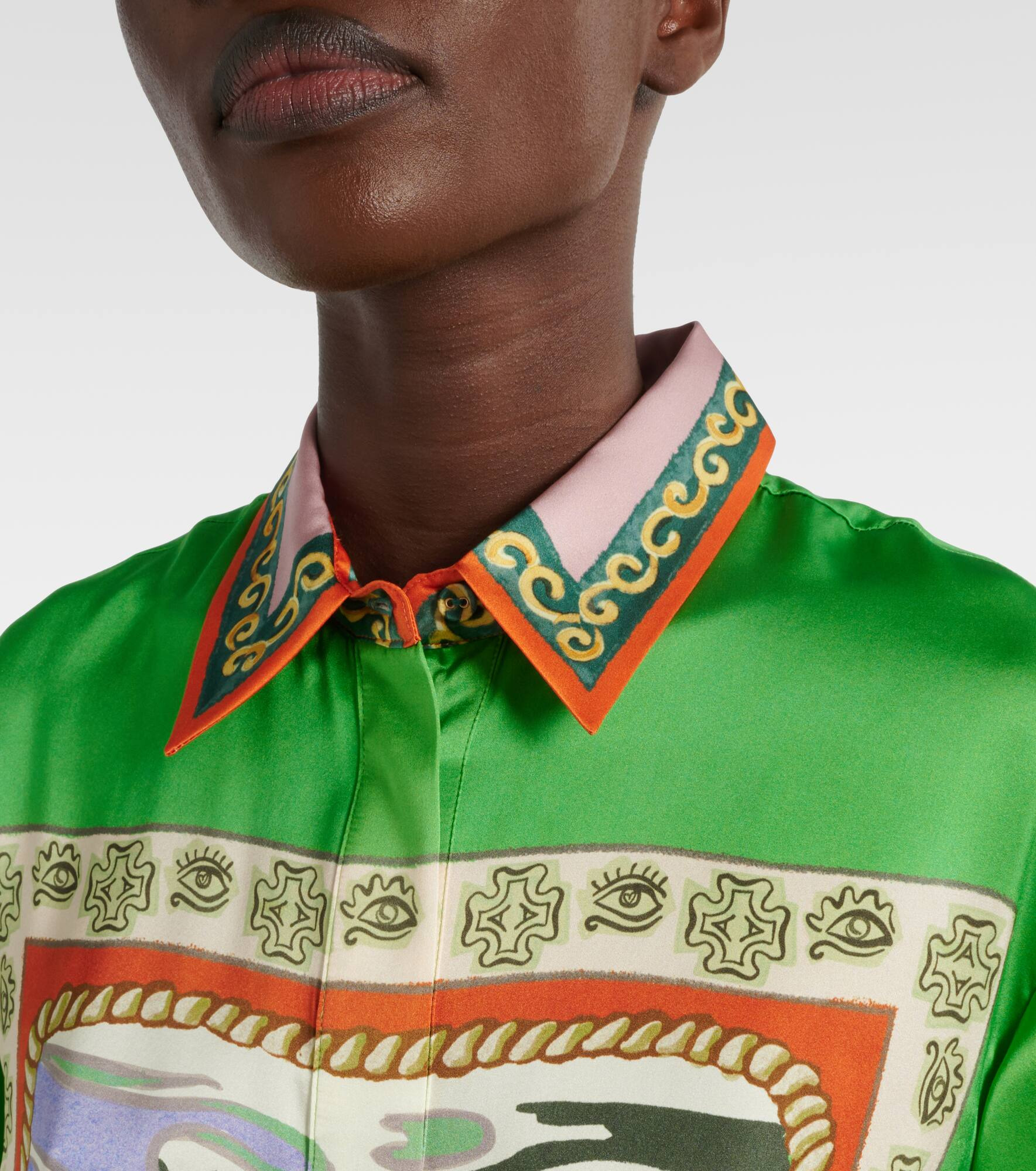 Lucky Pace printed silk shirt - 4