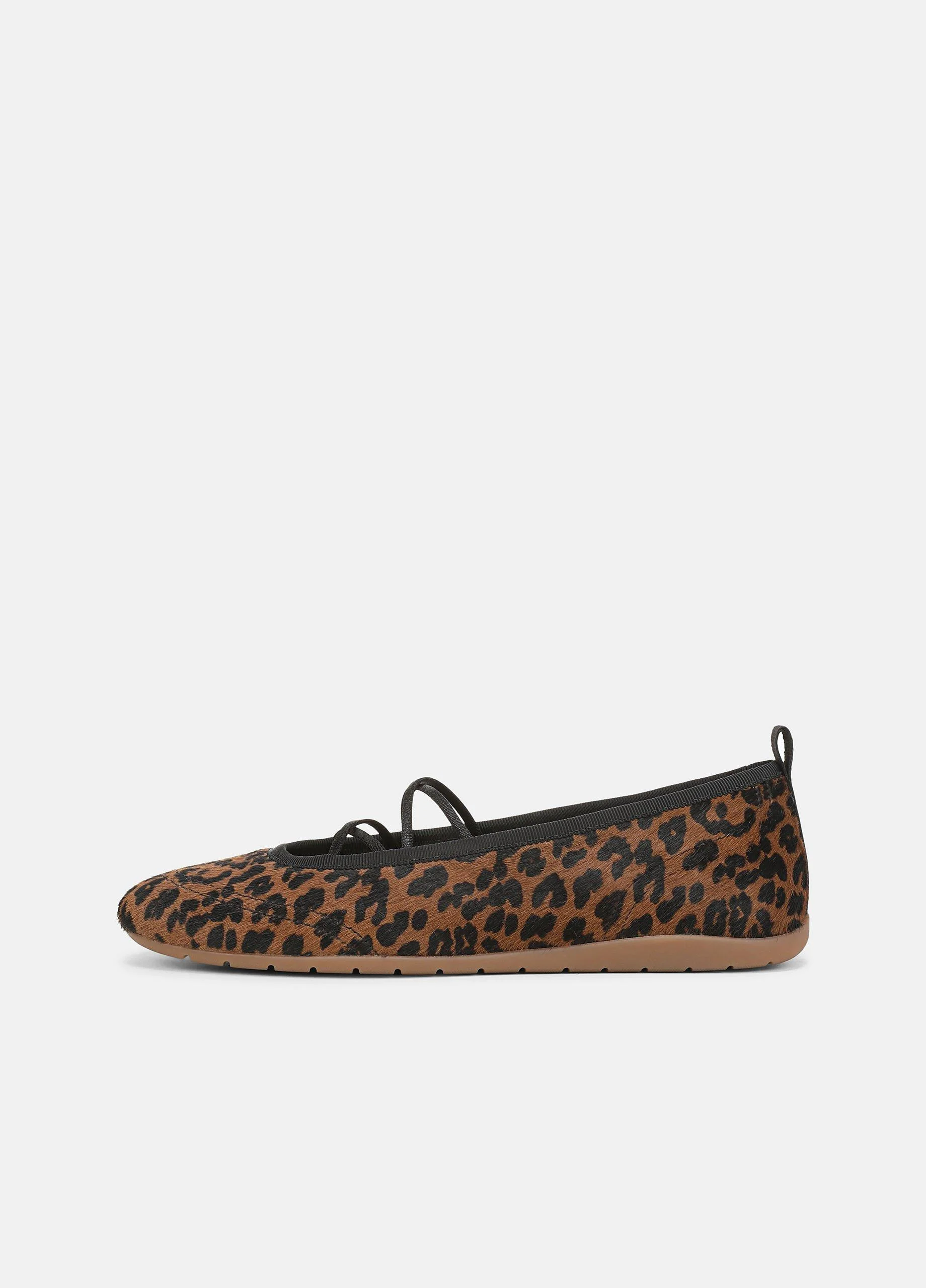 Coralie Leopard-Print Calf Hair Ballet Sneaker - 1