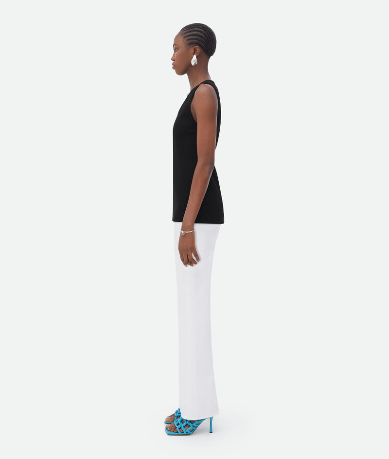 Bottega Veneta stretch rib cotton tank top outlook
