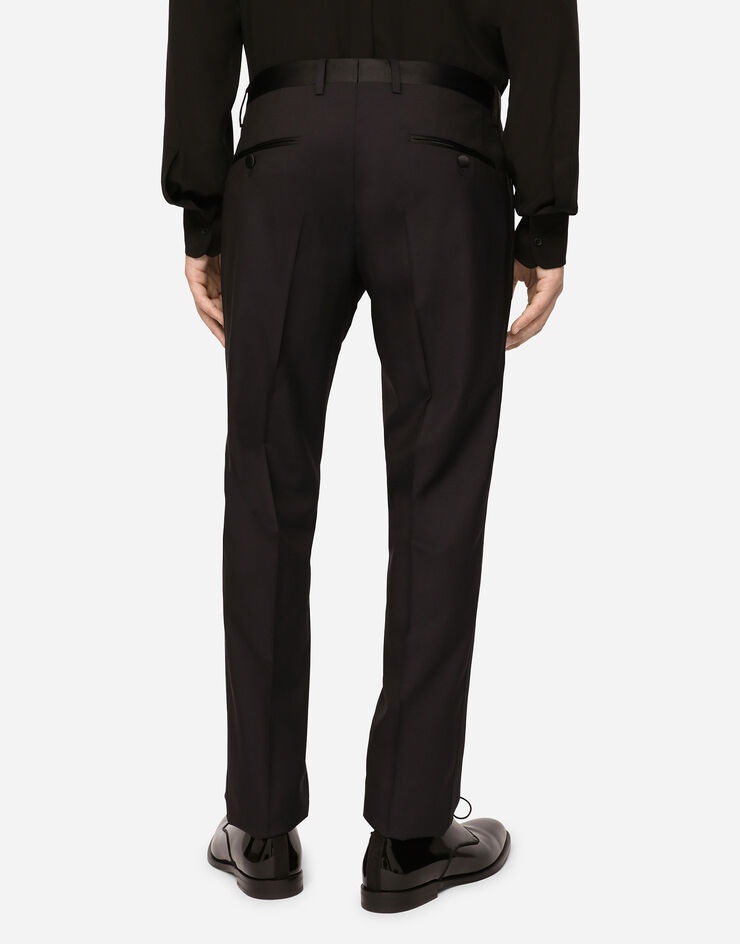 Wool and silk three-piece Martini-fit tuxedo suit - 8