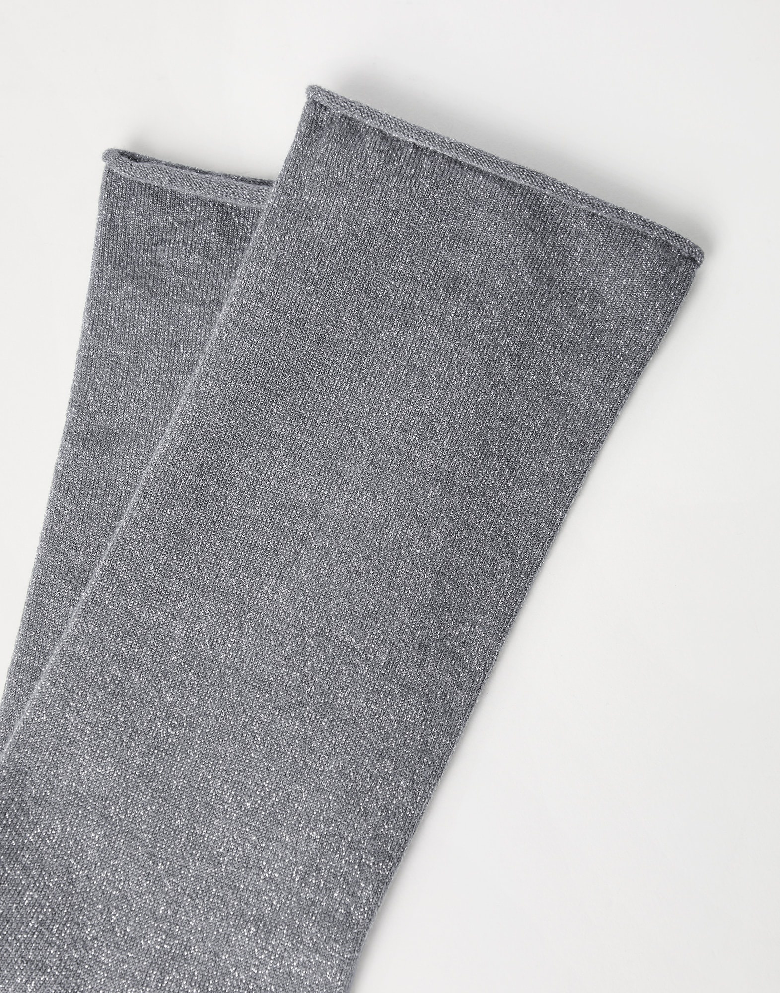 Cashmere and silk sparkling knit socks - 2