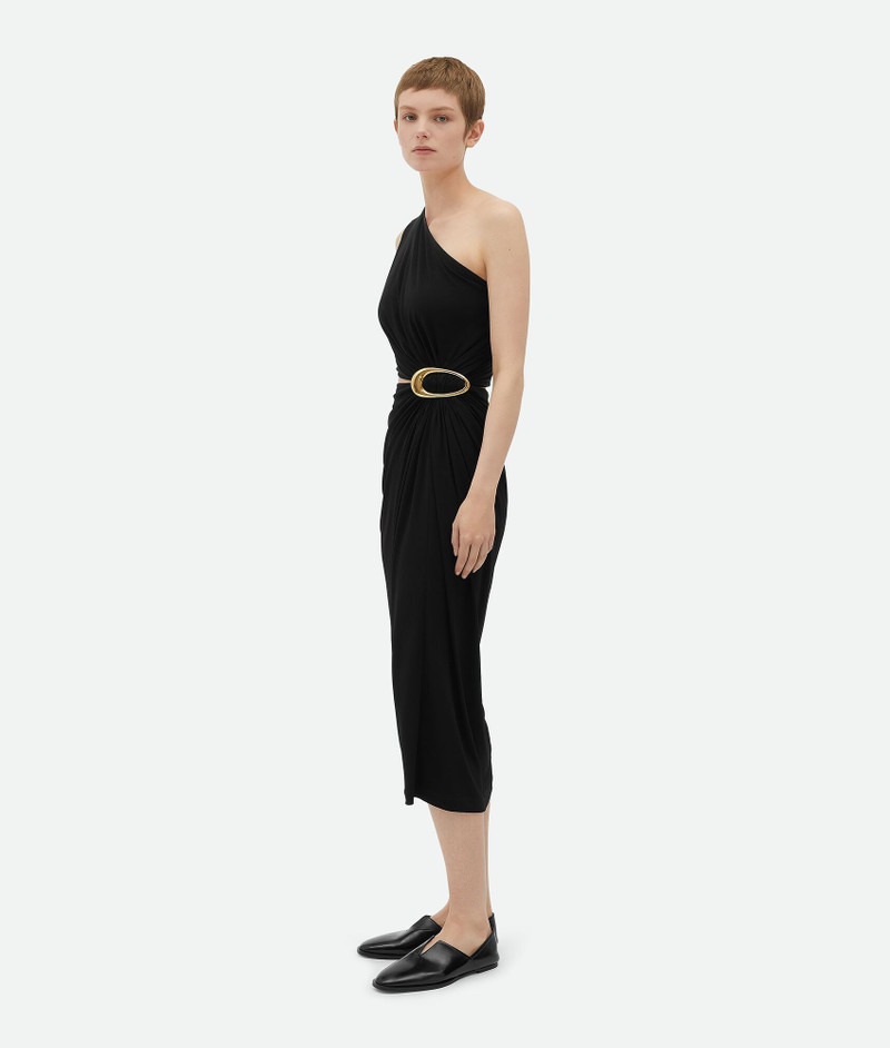 Bottega Veneta Crepe Viscose Jersey Dress outlook