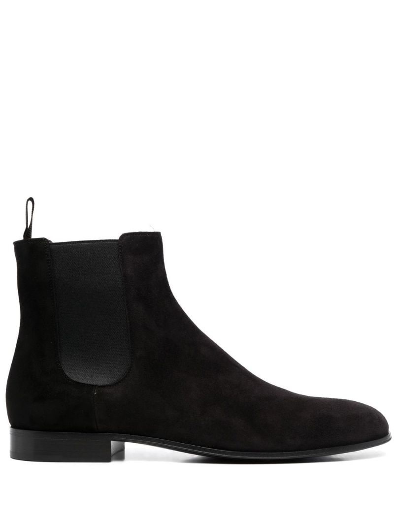 suede-leather Chelsea boots - 1