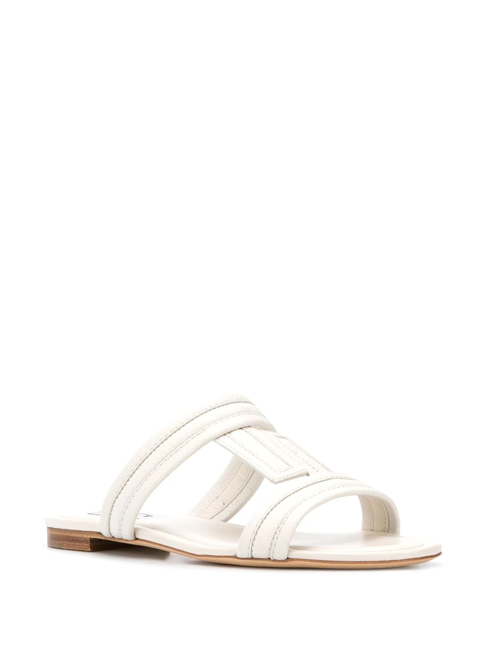 flat leather sandals  - 2