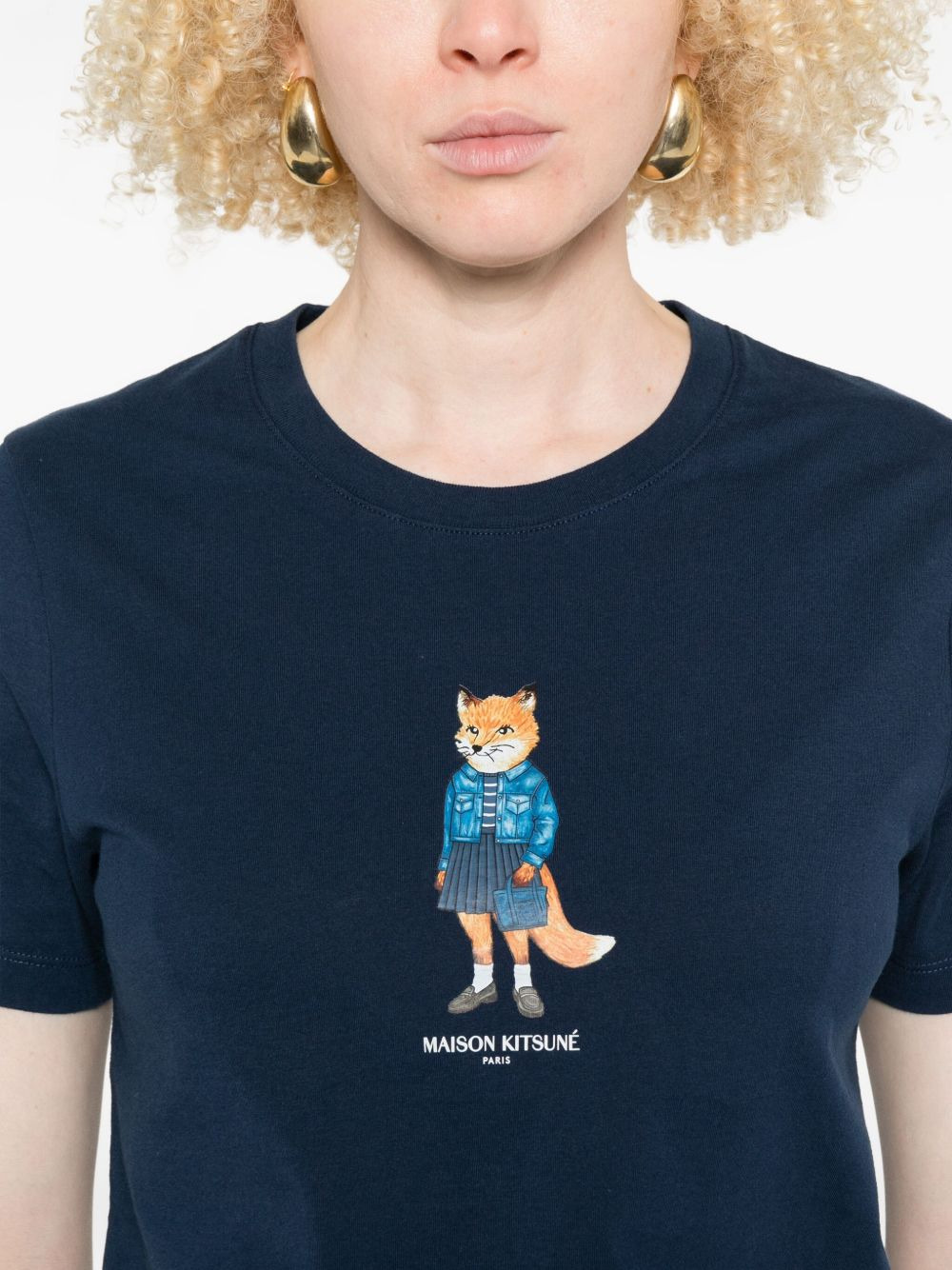 Dressed Fox print T-shirt - 5