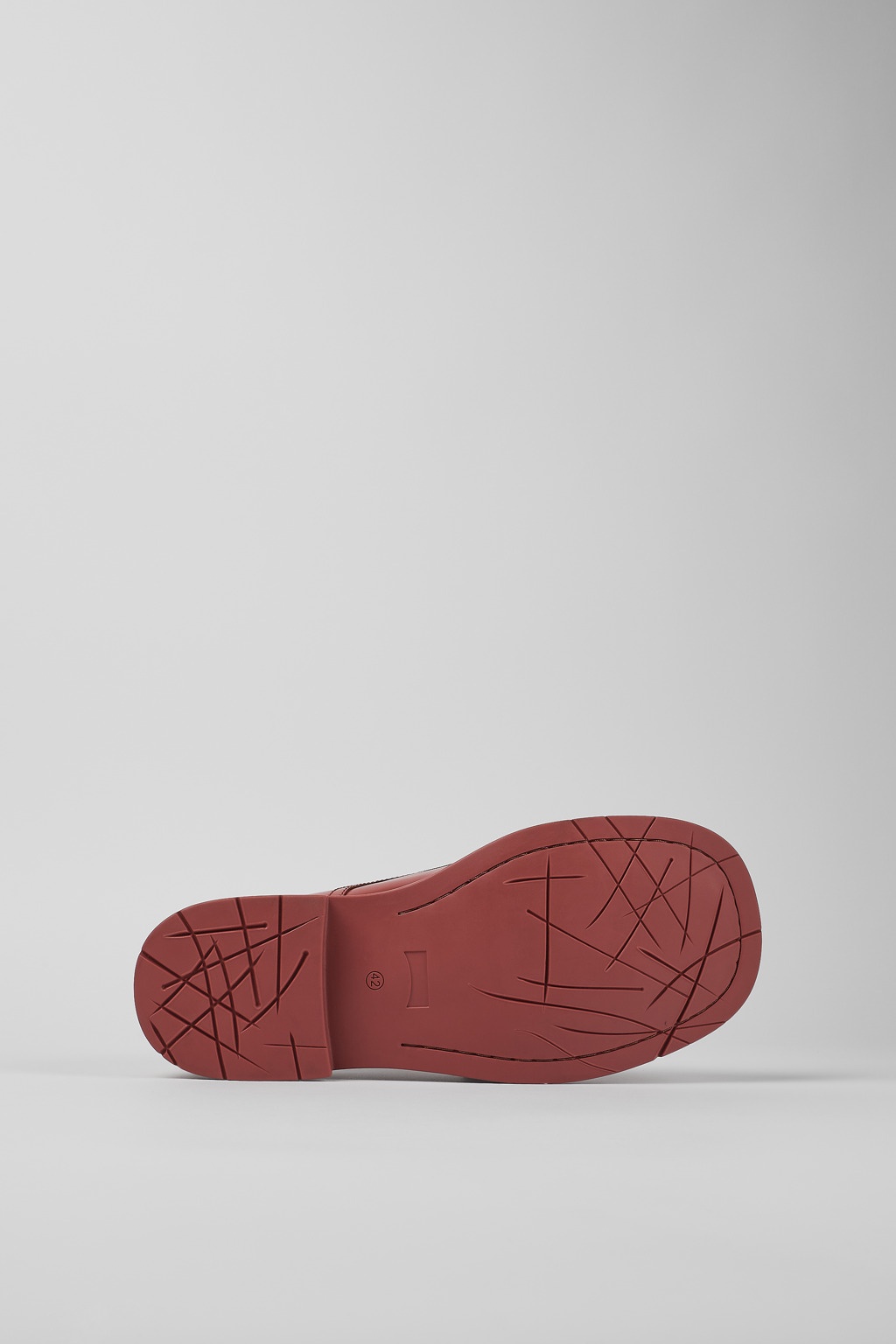 Red Leather Moccasin - 5