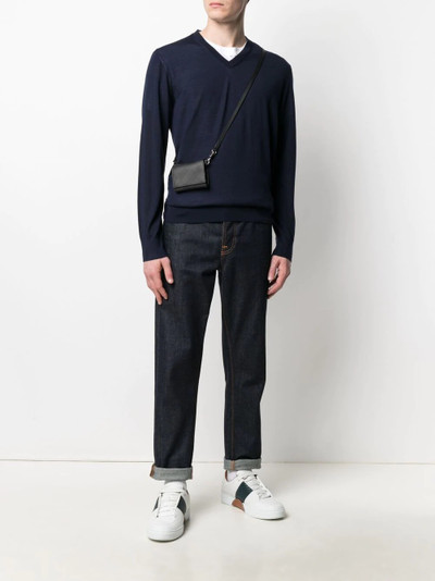 Z Zegna V-neck fine-knit jumper outlook