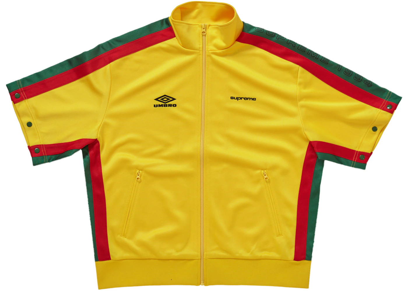 Supreme Umbro Snap Sleeve Jacket Yellow - 3