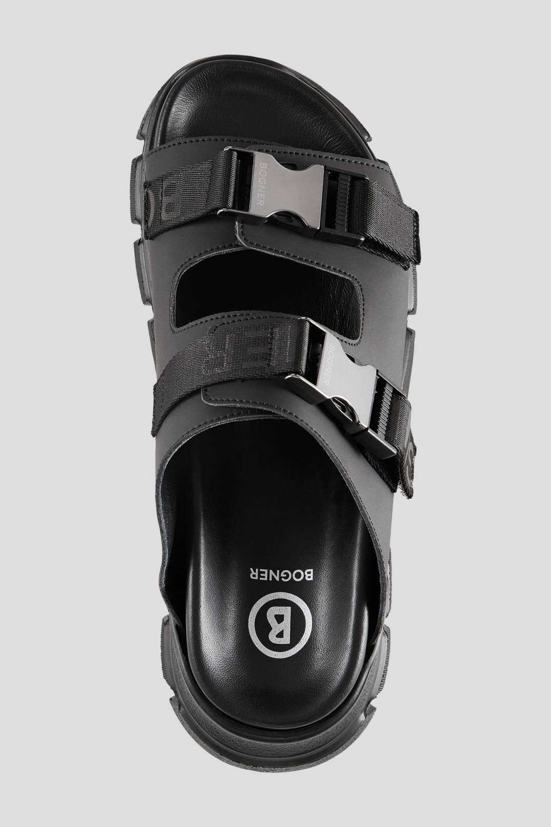 LAGOS SLIP-ONS WITH STRAPS IN BLACK - 5