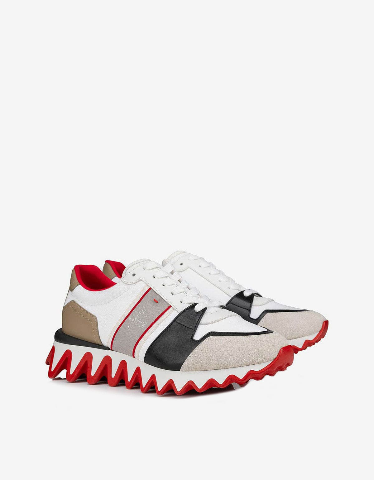 Christian Louboutin Nastroshark White Trainers - 1
