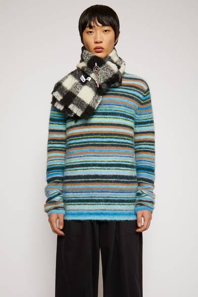 Acne Studios Striped sweater azure blue/light blue outlook