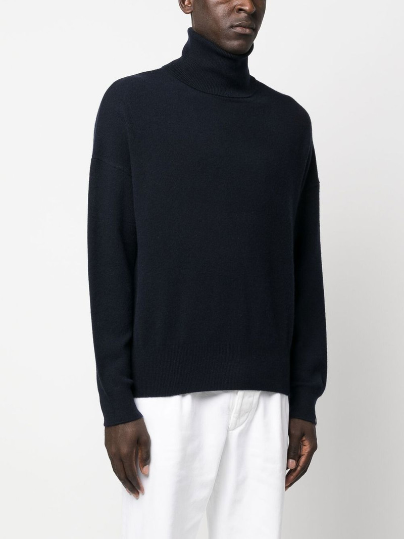 roll neck knitted jumper 4