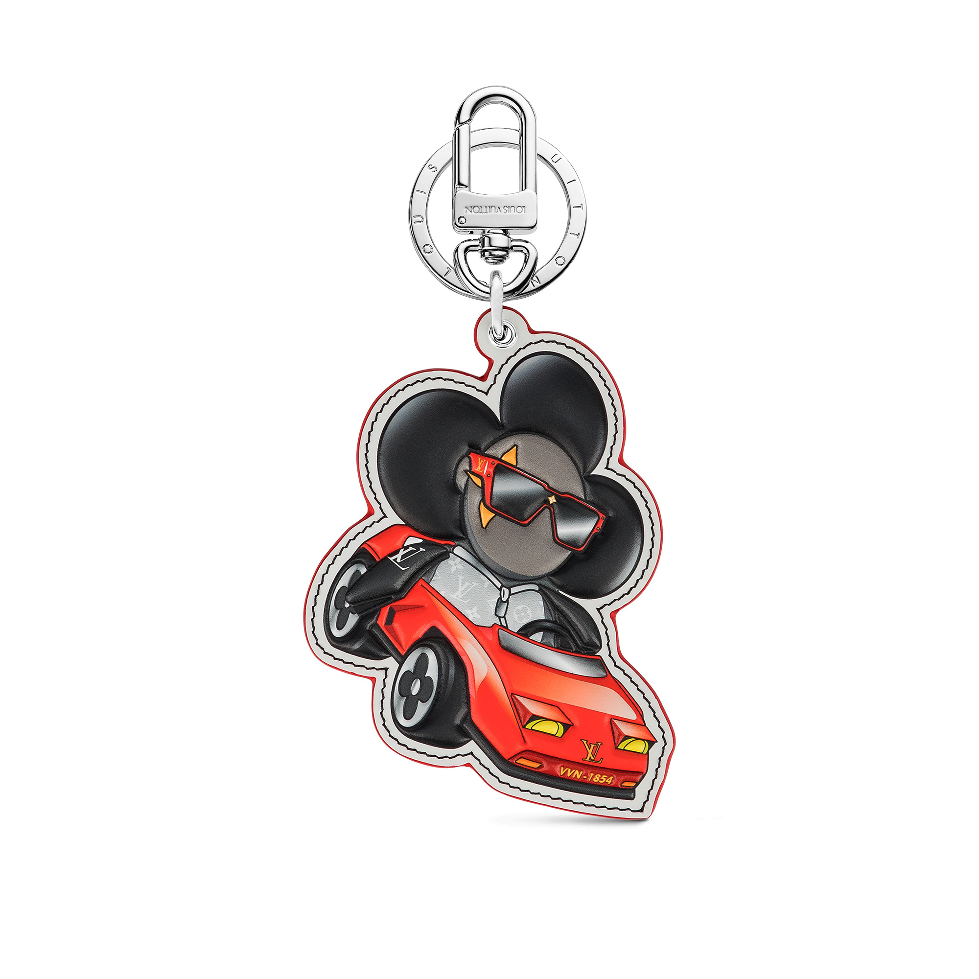 Sporty Car Vivienne Bag Charm & Key Holder - 1