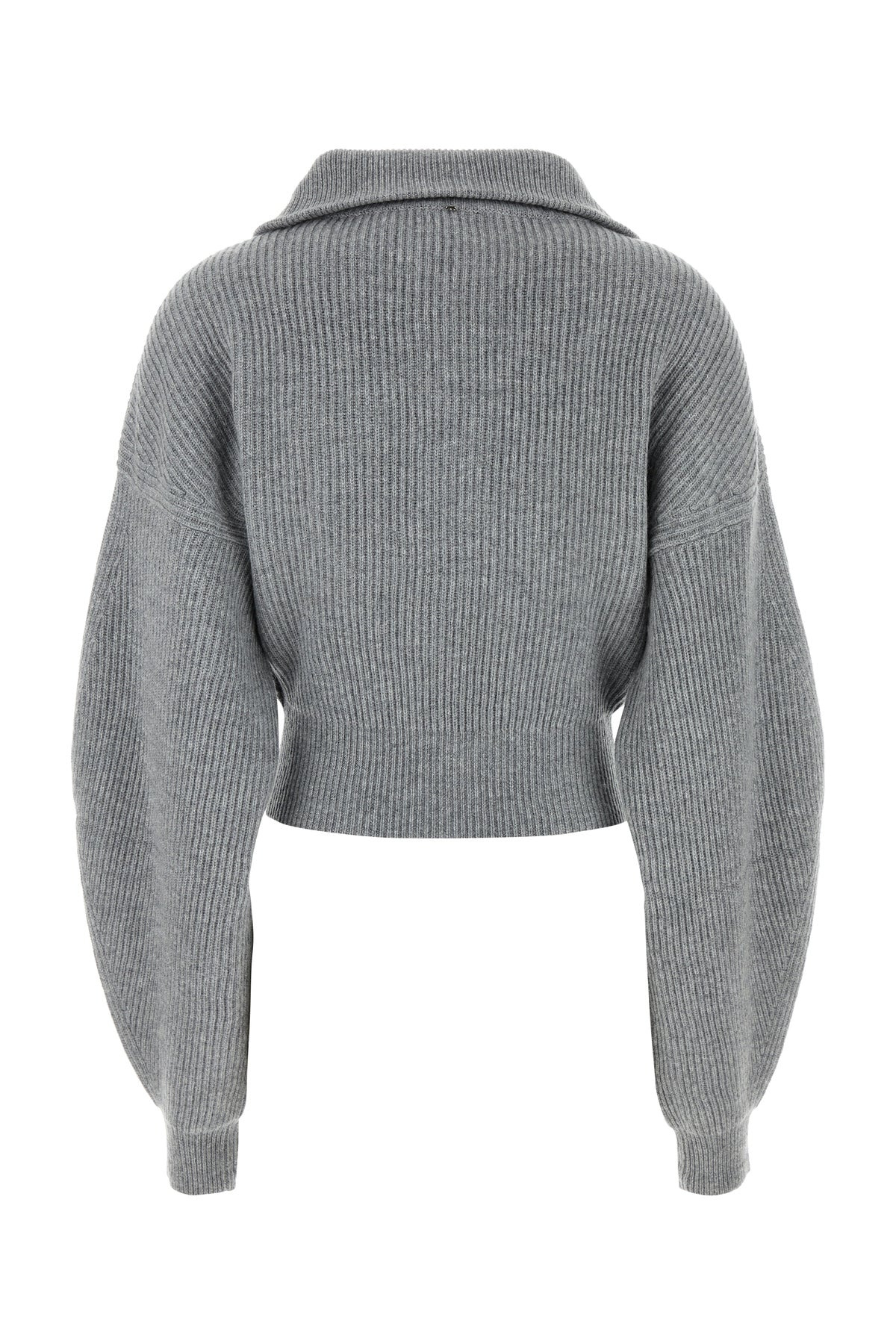 Grey wool blend Calipso cardigan - 2