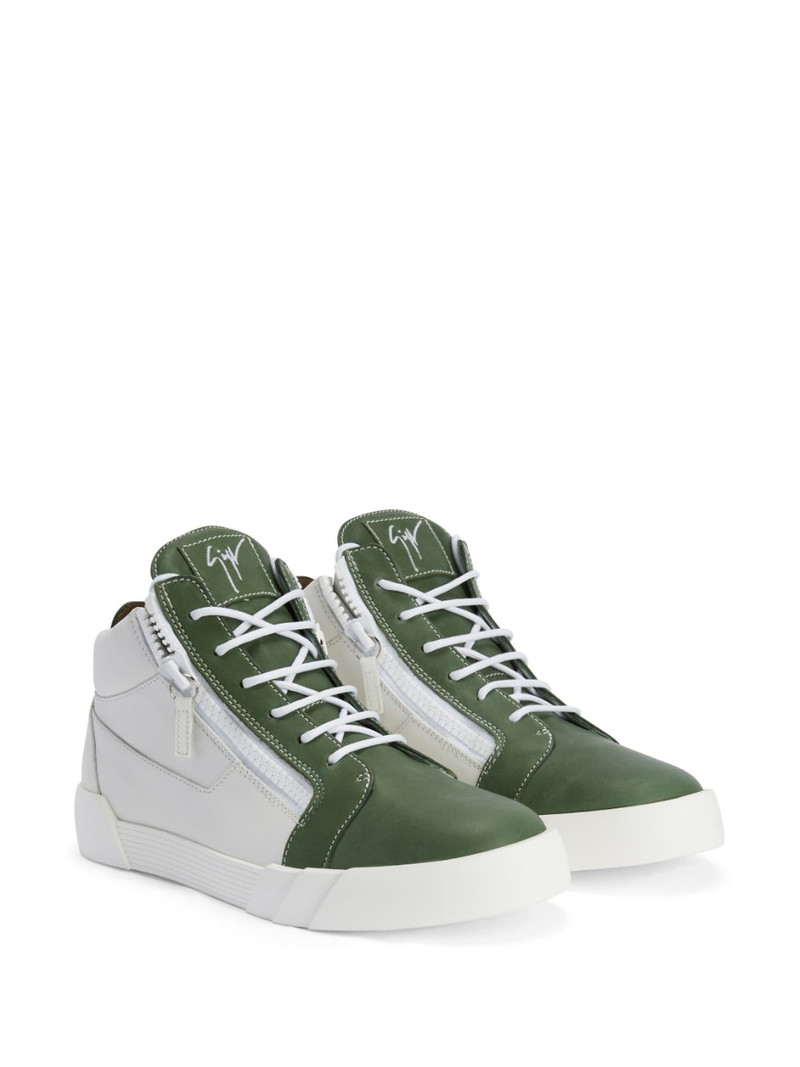 Giuseppe Zanotti high-top zip-up sneakers outlook