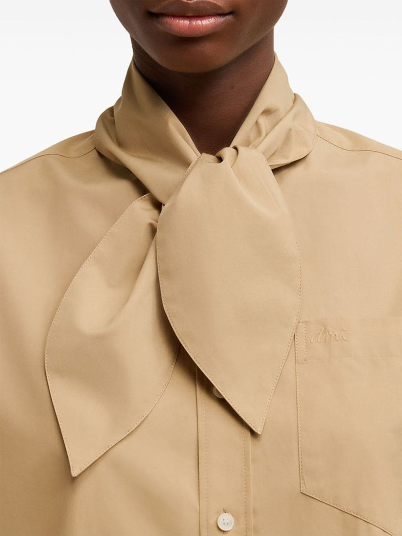 SCARF COLLAR SHIRT 드레스 6