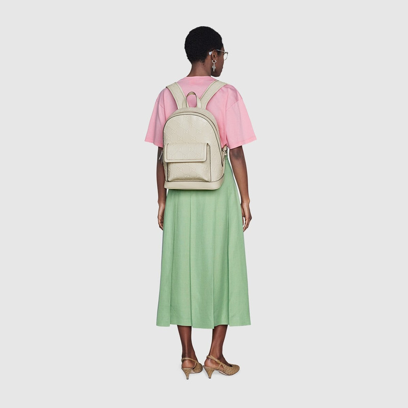 GG embossed backpack 9