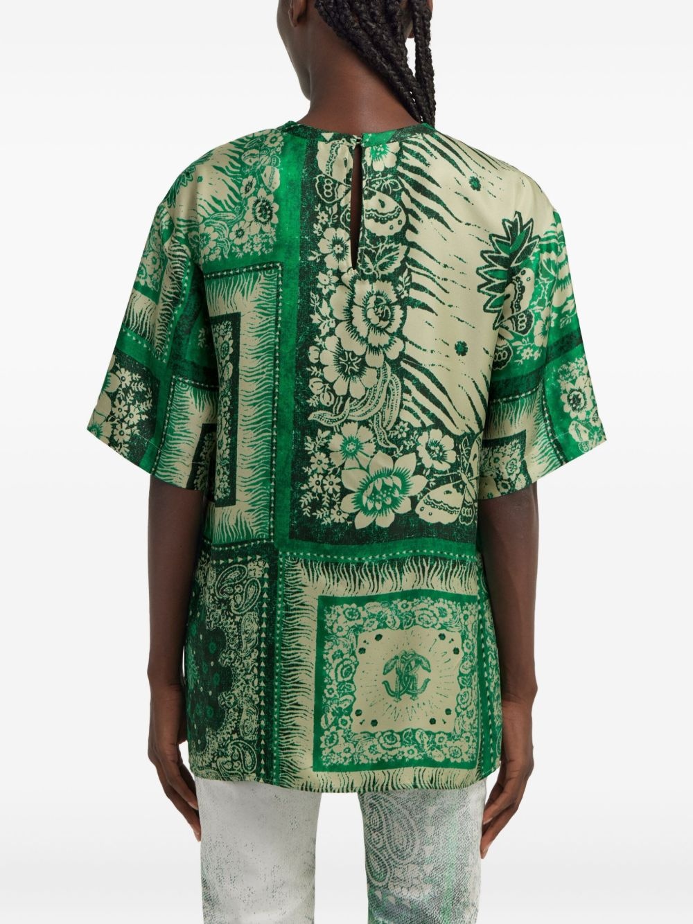bandana-print T-shirt - 5