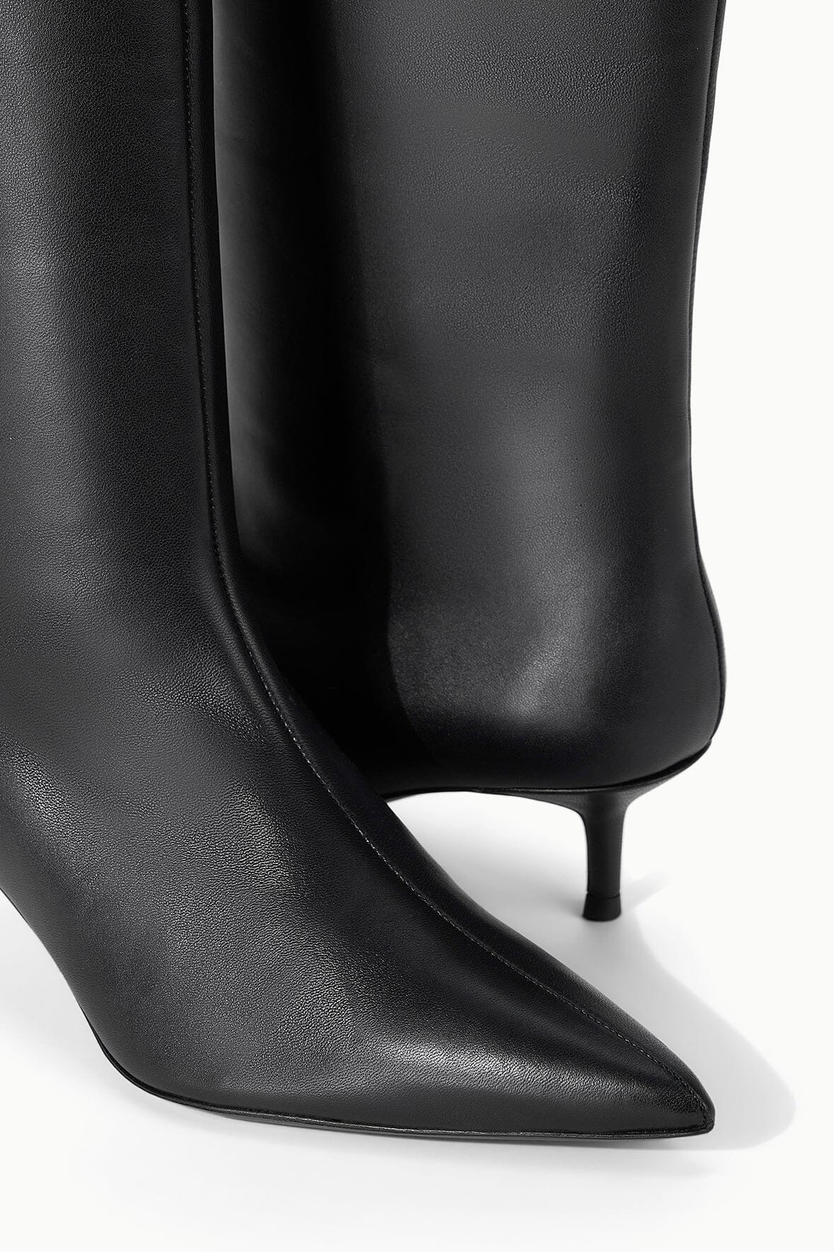STAUD SEBASTIAN KITTEN HEEL BOOT BLACK - 7