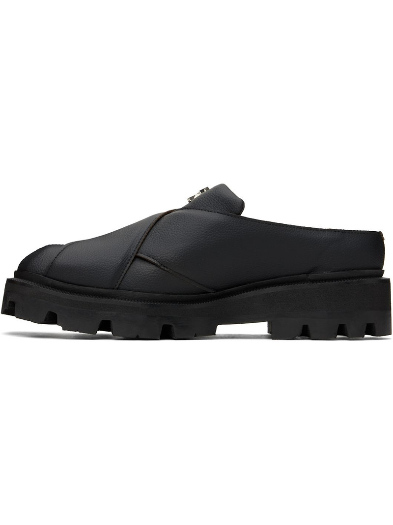 Black Basim Crossover Mules 3