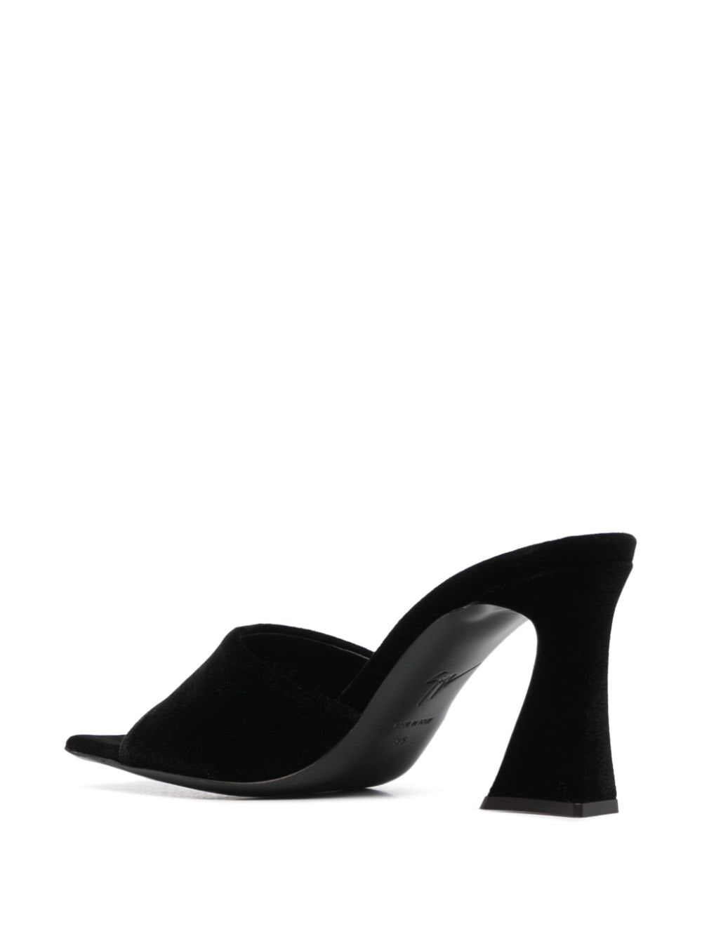 Solhene 90mm velvet-effect sandals - 3