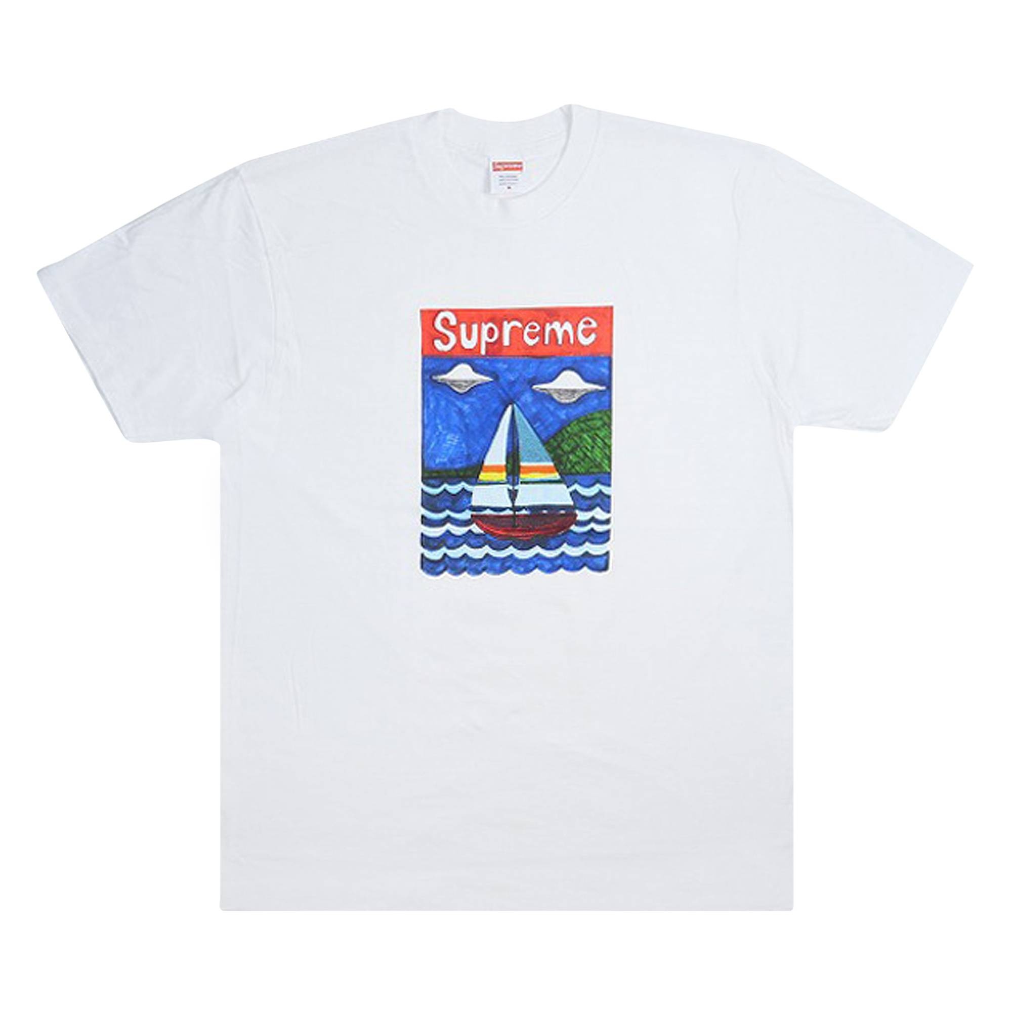 Supreme Sailboat Tee 'White' - 1