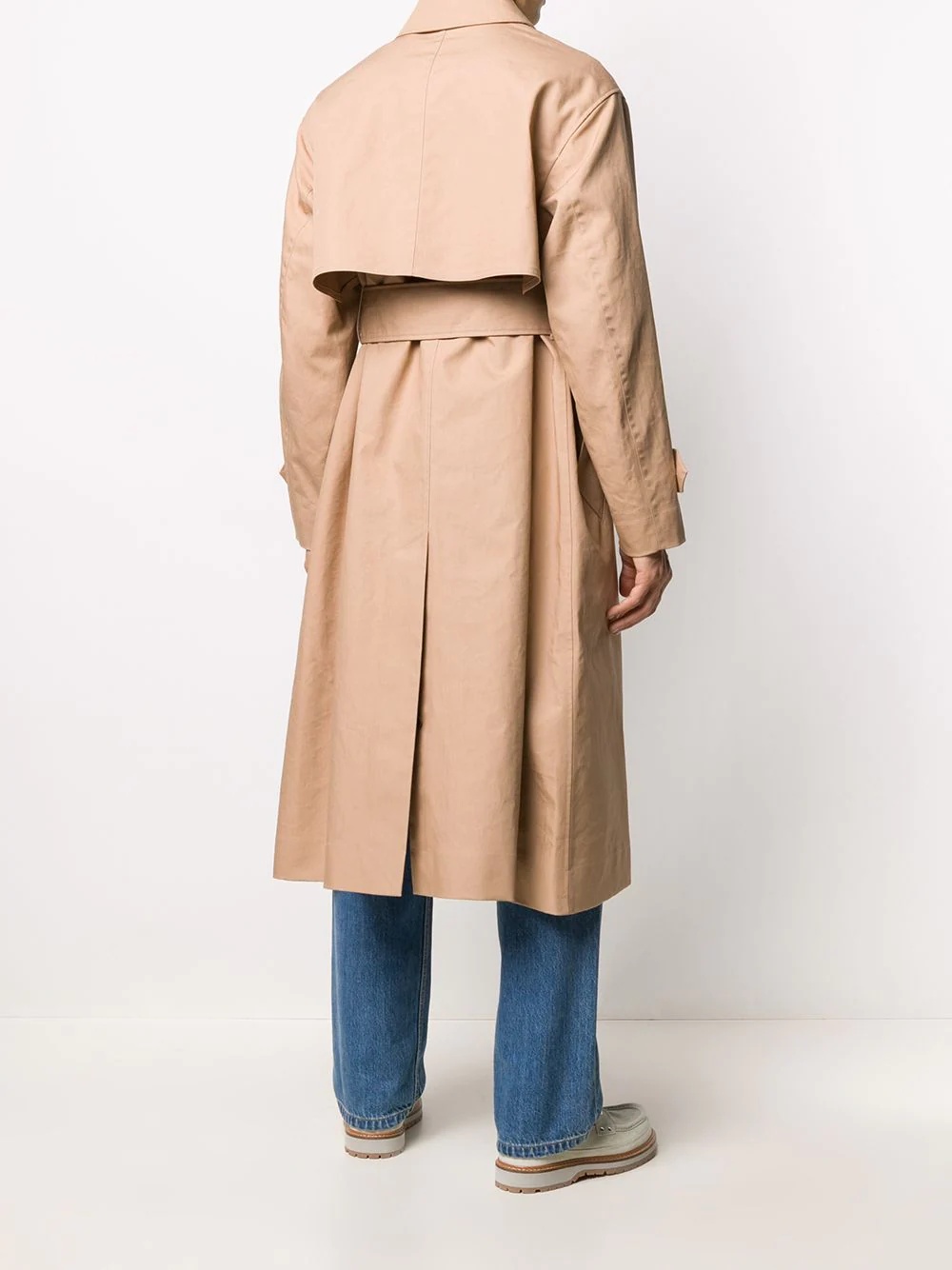 belted trench coat - 4