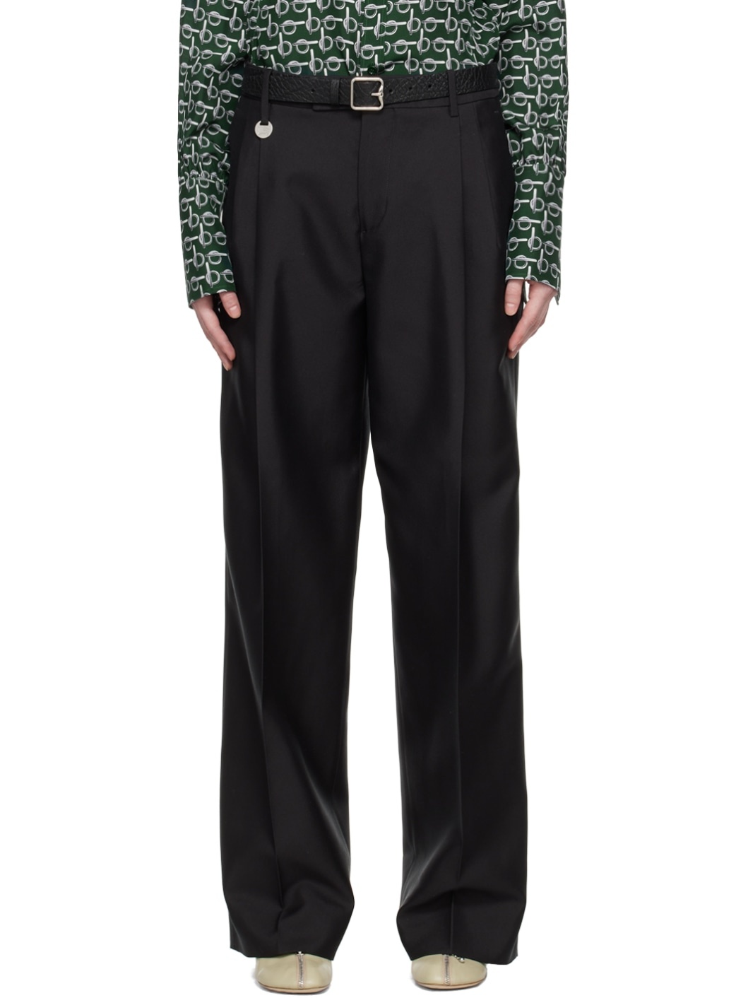 Black Tailored Trousers - 1