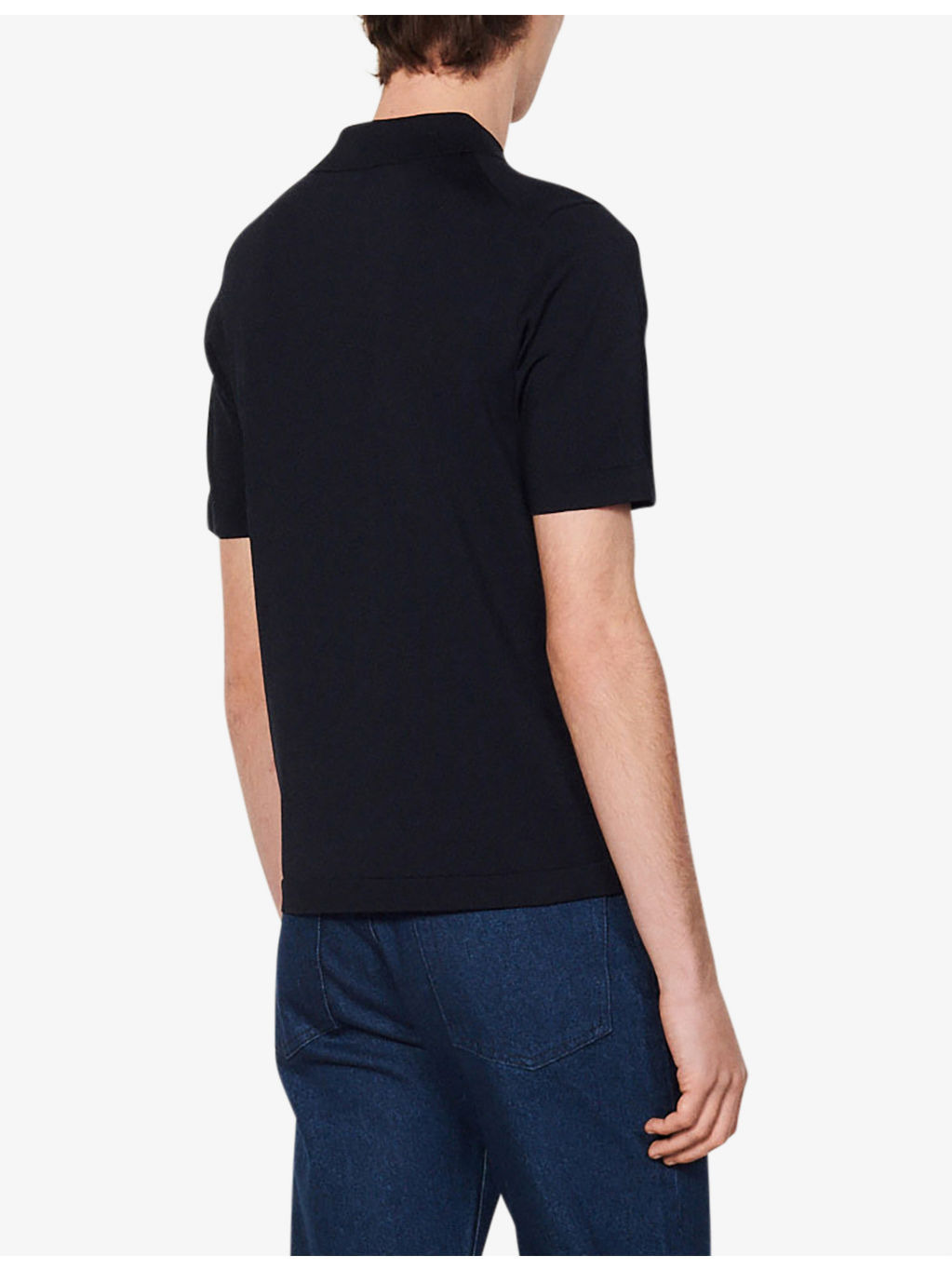 Pablo zipped stretch-woven polo shirt - 4