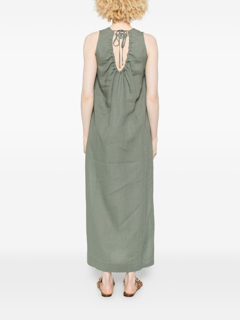 V-neck sleeveless midi dress 4