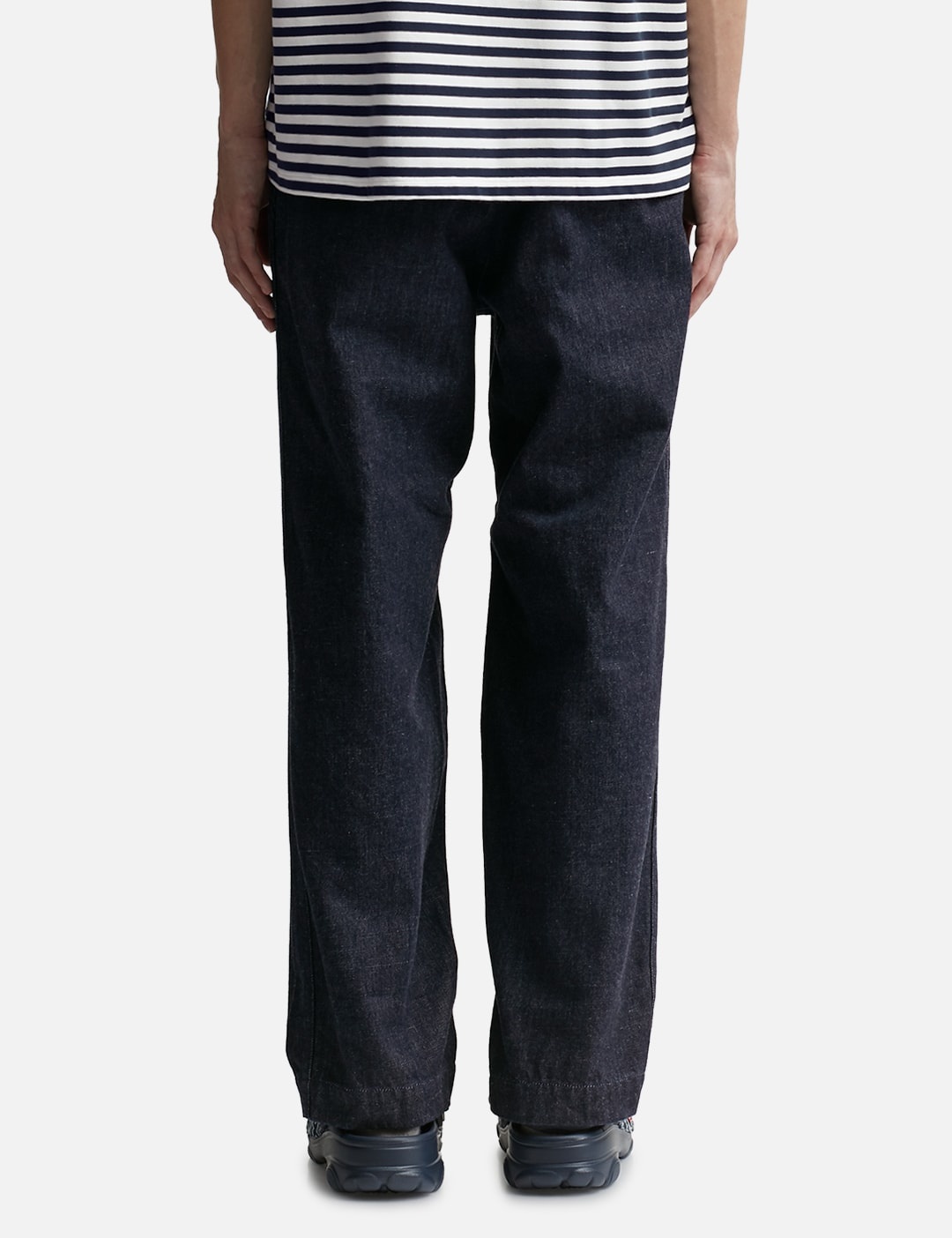 WIDE DENIM PANTS - 4