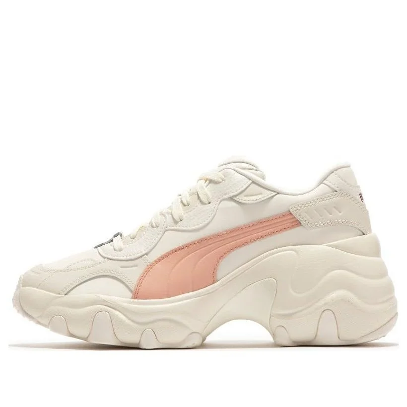 (WMNS) PUMA Pulsar Wedge 'White Pink' 392711-02 - 1