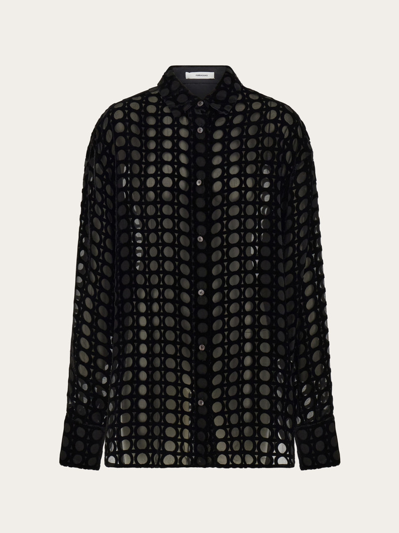 Devoré velvet shirt 1