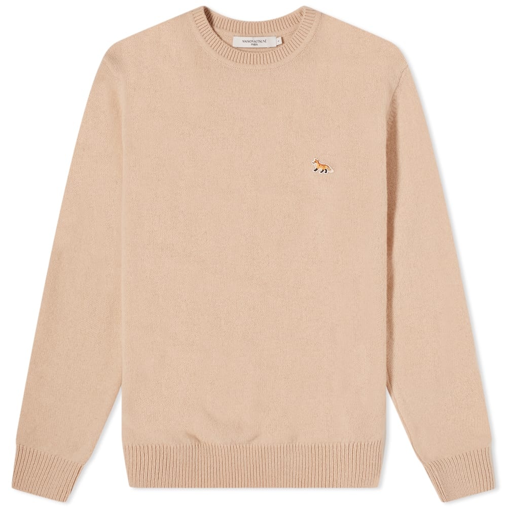 Maison Kitsuné Baby Fox Patch Cosy Crew Knit - 1